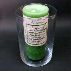Affirmation Glass Candle Holders