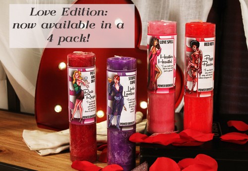 4 Packs Now Available For The Love Candles Set