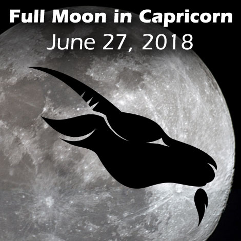 Full Moon in Capricorn June 27 2018